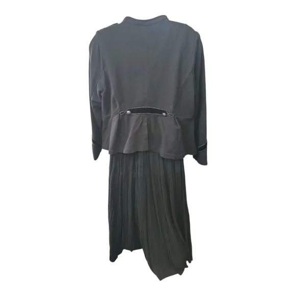 Torrid Black Velvet Military Style Jacket Size 3 - Picture 3 of 13